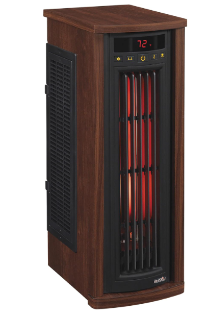 duraflame Electric Tower Heater, Oscillating Tower and Space Heater for Office or Large Room